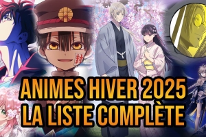 Liste complète des animes de l'hiver 2025.