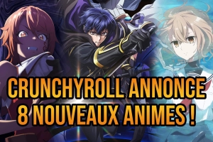 Liste des 8 nouveaux animes annoncés par Crunchyroll lors de l'AnimagiC 2025 en Allemagne.